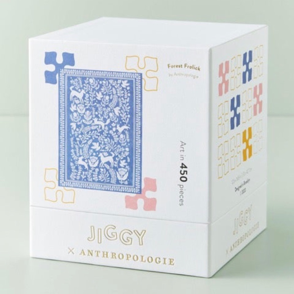New anthropologie puzzle and glue set